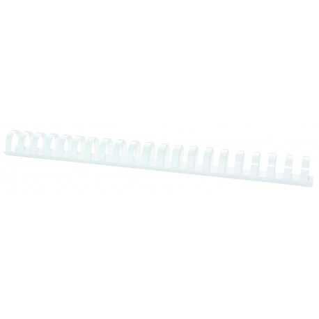 Inele plastic 25 mm, max 240 coli, 50buc/cut Office Products - alb