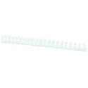 Inele plastic 25 mm, max 240 coli, 50buc/cut Office Products - alb