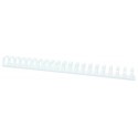 Inele plastic 25 mm, max 240 coli, 50buc/cut Office Products - alb