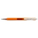 Pix cu gel PENAC Inketti, rubber grip, 0.5mm, corp orange transparent - scriere orange