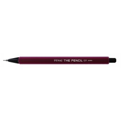 Creion mecanic PENAC The Pencil, rubber grip, 0.9mm, varf plastic - corp bordeaux