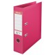 Biblioraft ESSELTE No. 1 Power, A4, plastifiat PP/PP, margine metalica, 75 mm - fuchsia