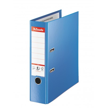 Biblioraft ESSELTE No.1 Power Jumbo Plus, 80 mm - albastru vivida