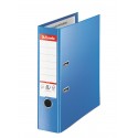 Biblioraft ESSELTE No.1 Power Jumbo Plus, 80 mm - albastru vivida