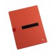 Dosar extensibil din carton rigid, cu 3 pliuri, banda velcro, capacitate 1100 file, JALEMA - rosu