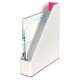 Suport vertical LEITZ Wow, culori duale - roz metalizat