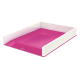 Tavita documente LEITZ Wow, culori duale - roz metalizat