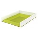 Tavita documente LEITZ Wow, culori duale - verde metalizat