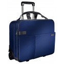 Geanta LEITZ Complete cu 2 rotile Smart Traveller - albastru/violet