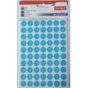 Etichete autoadezive color, D13 mm, 700 buc/set, Tanex - albastru