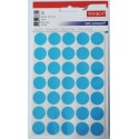 Etichete autoadezive color, D19 mm, 350 buc/set, Tanex -albastru