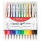 Set 12 pixuri cu gel PENAC Inketti - culori asortate