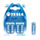 Baterii zinc carbon LR06, AA, 4 buc/set, Tesla Blue