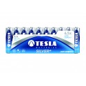 Baterii alkaline LR03, AAA, 10 buc/set, Tesla Silver