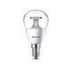 Bec LED tip lustra 5.5W echivalent 40W, transparent, E14, alb cald - Philips