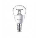 Bec LED tip lustra 5.5W echivalent 40W, transparent, E14, alb cald - Philips