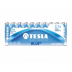 Baterii zinc carbon LR06, AA, 10 buc/folie, Tesla Blue