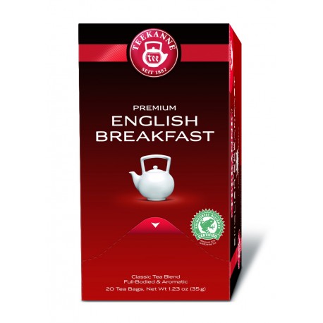 Ceai Teekanne negru Premium English Breakfast, 20pliculete x1.75gr