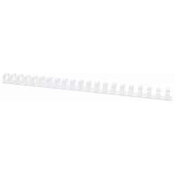 Inele plastic 16 mm, max 145 coli, 100buc/cut, Office Products - alb