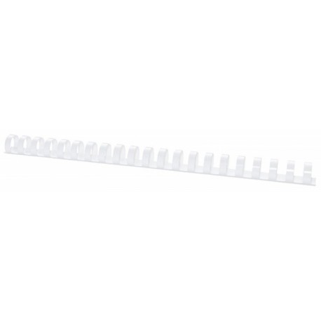 Inele plastic 16 mm, max 145 coli, 100buc/cut, Office Products - alb