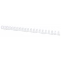 Inele plastic 16 mm, max 145 coli, 100buc/cut, Office Products - alb