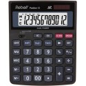 Calculator de birou, 12 digits, 147 x 115 x 32 mm, Rebell Panther 12 - negru