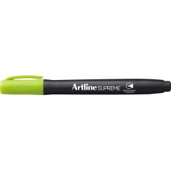 Permanent marker ARTLINE Supreme, corp plastic, varf rotund 1.0mm - galben pastel