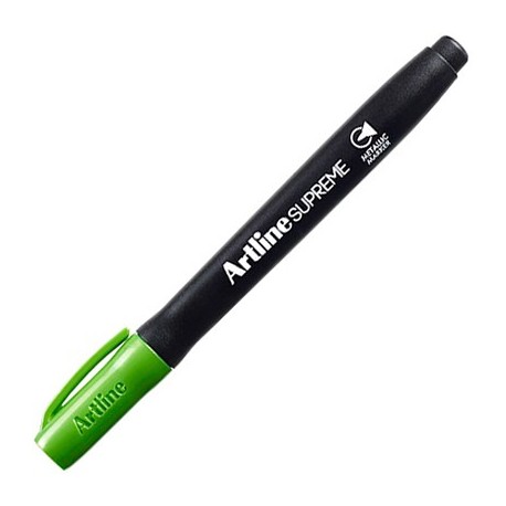 Permanent marker ARTLINE Supreme Metallic, corp plastic, varf rotund 1.0mm, - verde metalizat