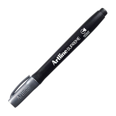 Permanent marker ARTLINE Supreme Metallic, corp plastic, varf rotund 1.0mm, - argintiu