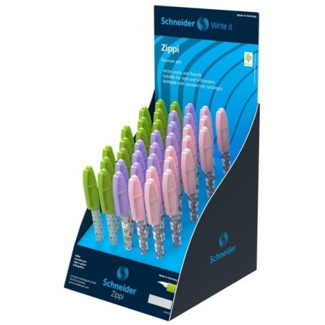 SIS Display SCHNEIDER Zippi, 40 stilouri - (14 x S-168964, 13 x S-168968, 13 x S-168969)