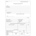 Ordin deplasare, format A5, 100 coli/carnet - orizontal