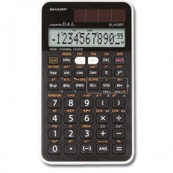 Calculator stiintific, 12 digits, 273 functiuni, 134x75x10 mm, dual power, SHARP EL-510RT - negru
