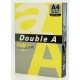 Hartie color pentru copiator A4, 80g/mp, 25coli/top, Double A - pastel yellow