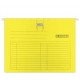 Dosar suspendabil cu sina, carton 230g/mp, bagheta metalica, 5 buc/set, DONAU - galben