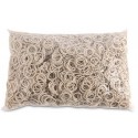 Elastice pentru bani, 1.5mm grosime, D 20mm, 65% cauciuc, 1000g/punga, Office Products - culoare alb