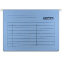 Dosar suspendabil cu eticheta, bagheta metalica, carton 230g/mp, 5 buc/set, DONAU - albastru
