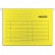 Dosar suspendabil cu eticheta, bagheta metalica, carton 230g/mp, 5 buc/set, DONAU - galben