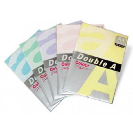 Hartie color pentru copiator A4, 75g/mp, 100coli/top, Double A - portocaliu neon