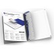 Caiet cu spirala A4, OXFORD Office Essentials, 90 file-90g/mp, Scribzee, 4 perf., coperta carton-dic