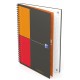 Caiet cu spirala B5, OXFORD Int. Notebook, 80 file-80g/mp, Scribzee, coperta carton rigid - mate