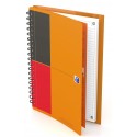 Caiet cu spirala B5, OXFORD Int. Meetingbook, 80 file-80g/mp, Scribzee, coperta PP - dictando