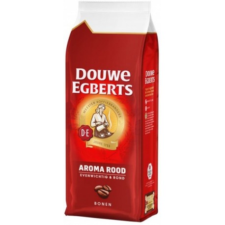 Cafea boabe, 500 gr./pachet, Douwe Egberts aroma rood