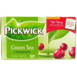 Ceai PICKWICK GREEN - verde cu macese - 20 x 1,5 gr./pachet