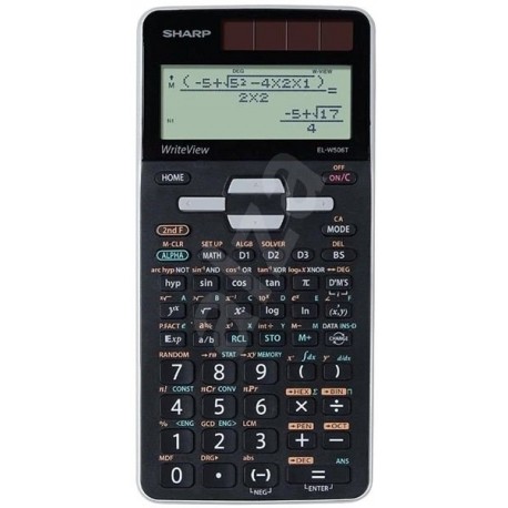 Calculator stiintific, 16 digits, 640 functiuni, 166x80x15 mm, ELW506TGY-negru