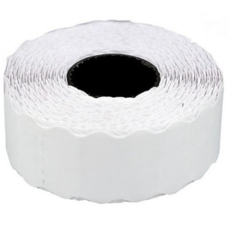 Etichete de pret, 26 x 12 mm, adeziv permanent, 1000buc/rola, 6 role/set, TANEX - albe
