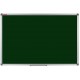 Tabla verde magnetica cu rama din aluminiu, 100 x 150 cm, pentru creta, Optima