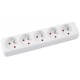 Prelungitor cu 5 prize, lungime - 3 metri, Office Products - alb