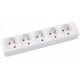Prelungitor cu 5 prize, lungime - 5 metri, Office Products - alb