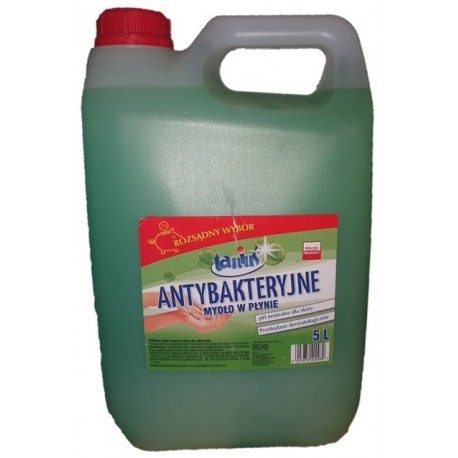Sapun lichid 5L antibacterian, PH neutru- verde