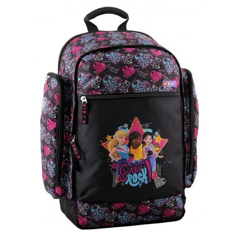Rucsac scoala Venture, LEGO Core Line - design Friends Girls Rock
